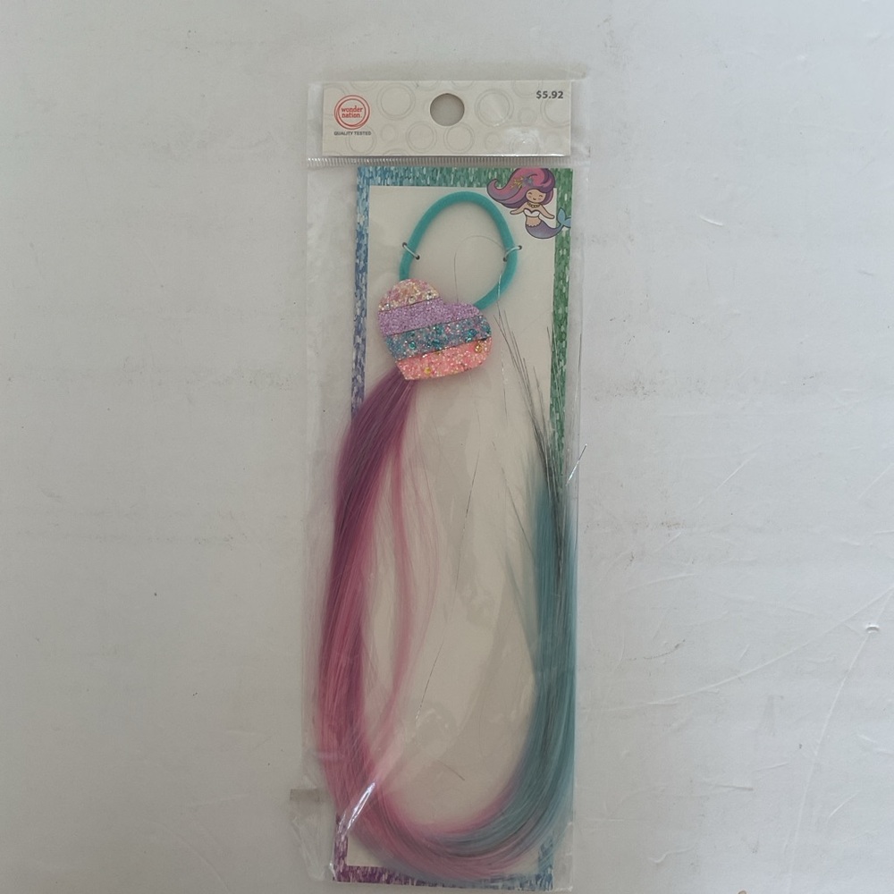 Wonder  Nation Unicorn Ponytail hair extension NWT